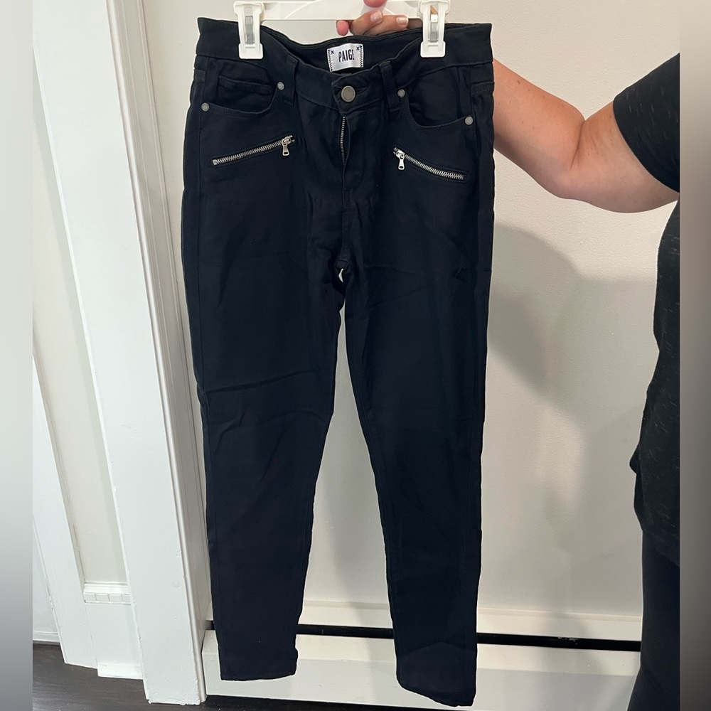 PAIGE INDIO ZIP JEANS SIZE 29